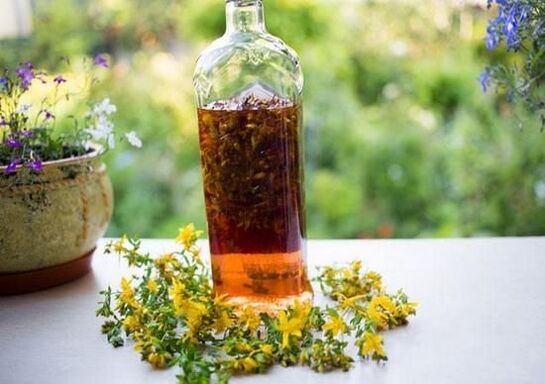 St. John's wort tincture to increase potency