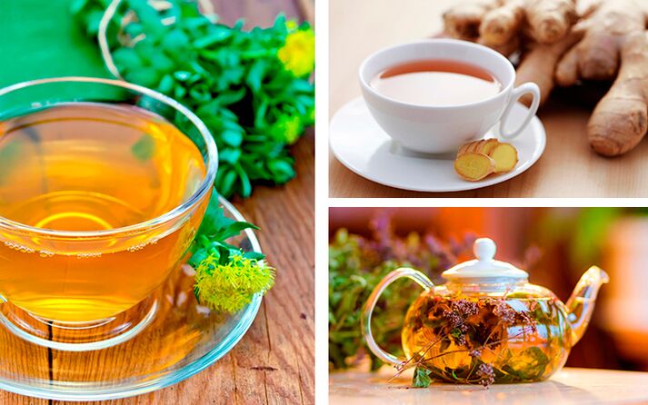 Fragrant teas with rhodiola, ginger and thyme that increase men's sexual power